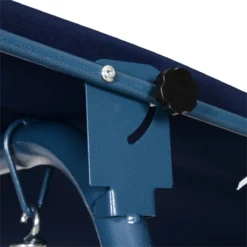 Outsunny Columpio Balancín De Jardín Exterior 3 Plazas De Metal Con Cojín Y Techo Ajustable Para Balcón Terraza Carga 200 Kg 170x110x153 Cm Raya Azul -Tienda Barata Lounge Sol 625ac12b1362293ae0dd758e0ad29381e4b81b42 1ded9e067082436c829e0659da9b952a