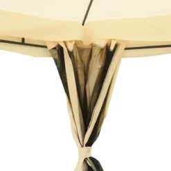 Outsunny Cenador Con Techo Gazebo Pabellón Exterior 3x3.65x2.82m Carpa Glorietas De Jardín Marco De Hierro Con Pared Lateral Y Mosquitero Color Crema 15 Outsunny Cenador Con Techo Gazebo Pabellón Exterior 3x3.65x2.82m Carpa Glorietas De Jardín Marco De Hierro Con Pared Lateral Y Mosquitero Color Crema -Tienda Barata Lounge Sol 627716c3f7c56c4054a0eec02e019708ba001123 6586bf44beb0464fbf7558a1385a7b00