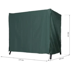 Outsunny Funda Para Columpio De Jardín Con Cremallera Cubierta Muebles Para Exterior Ideal Columpios 177x114x152cm Verde Oscuro -Tienda Barata Lounge Sol 642b472dd9db1ec36f6ab09e9c17df7d56fcd5f1 f98629488f4540198d1ddd0bc9dfeaed