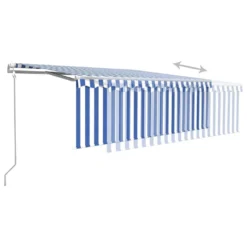 Toldo Retráctil Automático Con Persiana 4,5x3 M Azul Y Blanco VidaXL -Tienda Barata Lounge Sol 661bd52c576818e09868ada690c45041bcd1d9fc 5daeba8309c64b79b50afb174af872ab