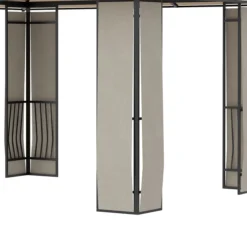 Outsunny Cenador De Jardín 3,6x3 M Pabellón Para Exterior Con Techo De Policarbonato Y Estructura De Acero Aluminio Protección Solar Para Fiestas Eventos Marrón -Tienda Barata Lounge Sol 66a3cc5f081ecb2de817722da965e9026c02bdc7 be9586148fd54e558e5f40c2288106c0