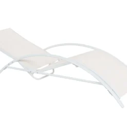 Tumbona De Metal/textil Trenzado Beige/blanco GAETA -Tienda Barata Lounge Sol 67ba7765bbe11519c955fb20a7e2ba16fd8b4c25 2b31766222a54a1c9746b0bbea67f7f6