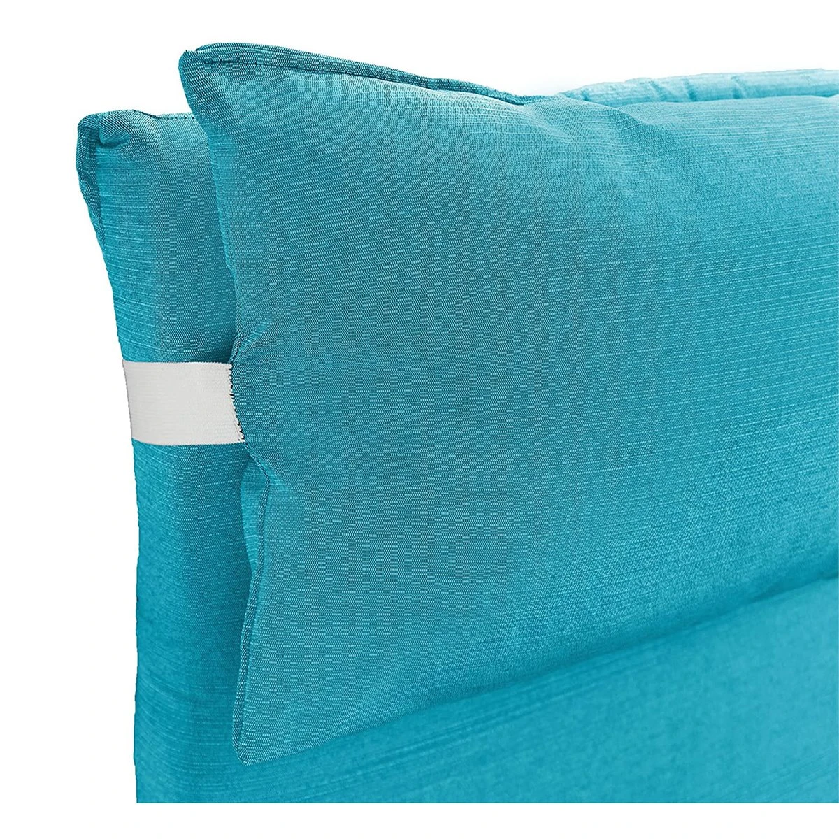 Colchón Para Tumbona Con Cojín 180x60x6 Cm Azul Acomoda Textil. 5 Colchón Para Tumbona Con Cojín 180x60x6 Cm Azul Acomoda Textil. - Imagen 3