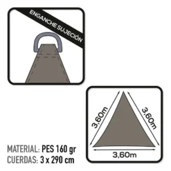 Toldo Vela De Sombreo Triangular Aktive Garden Gris Antracita -Tienda Barata Lounge Sol 6984836136922c78a790e68aeb5a7e37d3683b84 a8c8c3ebabfd4a7887f02deb04f362eb