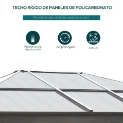 Outsunny Cenador Para Jardín 3x3.6 M Alumnio Pabellón Para Exterior Con Techo De Policarbonato Anti-UV Y 4 Mosquiteras Laterales Con Cremalleras Para Fiestas Eventos Beige -Tienda Barata Lounge Sol 6a7eaccba3e34589b8677549a3cd146f189e5fa9 e80e28a262e843378d6c885bdbb63805