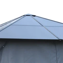 Outsunny Cenador De Jardín 3x3 M Pabellón De Exterior Con Techo De Policarbonato 4 Cortinas Laterales Y 4 Mosquiteras Con Cremalleras Marco De Metal Para Fiestas Eventos Multicolor -Tienda Barata Lounge Sol 6b79a2871d8ac2f2037280c57e95568cc0f806f9 fcc7e2984a66471397574e425bcb0c72