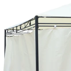 Outsunny Cenador De Jardín 4x3 M Pabellón Con 4 Paredes Laterales Y Techo Con 12 Orificios De Drenaje Marco De Metal Para Reunión Familiar Fiestas Bodas Crema -Tienda Barata Lounge Sol 6c3ccd03bf6500f806307c248600535de5245e10 1cb86b4c88da4b31808dc05eec4226b9
