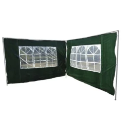 Outsunny 2 Paredes Parte Laterales Para Carpa 3x3m 3x6m Lado Parasol De Gazebo Tela Oxford Impermeable Con Ventanas Medidas 293x193cm Verde Oscuro -Tienda Barata Lounge Sol 6d8d5d39cf90f043881011a85bbbca17c691ccde 1b7277c0ef0c407a90577d523c12c96f