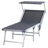 Outsunny Tumbona Plegable Y Reclinable De Aluminio Con Toldo Incorporado Para Piscina Jardín Terraza Exterior Carga 120 Kg 169x72x55/72cm Gris 2 Outsunny Tumbona Plegable Y Reclinable De Aluminio Con Toldo Incorporado Para Piscina Jardín Terraza Exterior Carga 120 Kg 169x72x55/72cm Gris -Tienda Barata Lounge Sol 6f027f9fc00311260e9e6556f7ad5fd4e846f552 f1a02c95801a4ccabe0c4045bec9018b