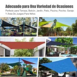 Outsunny - Toldo Vela Cuadrado (varios Tamaños Y Colores), Tamaño 3x3m, Color Arena -Tienda Barata Lounge Sol 72526103bab1fd878fb33afa394eca49f285bc24 a3737ed33f8e45148ad347db4ab046e9