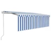 Toldo Retráctil Automático Con Persiana 4,5x3 M Azul Y Blanco VidaXL -Tienda Barata Lounge Sol 72f1d4590263d021cb7c6b080c94d7b15ba288bf 763891b47f6246dbaf6f2c9b26fa2704