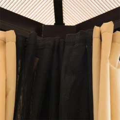 Outsunny Cenador Para Jardín 3x3.6 M Alumnio Pabellón Para Exterior Con Techo De Policarbonato Anti-UV Y 4 Mosquiteras Laterales Con Cremalleras Para Fiestas Eventos Beige -Tienda Barata Lounge Sol 74f31dbde174bd0f9e6a548c1e2fb0182c43241f 2174428047a54230a65d2162d338fcef