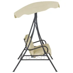 Columpio De Jardín De 3 Plazas En Beige GARBO -Tienda Barata Lounge Sol 760a360a5568f59727d897b28da61d3e7f3ea713 5385826689a74b549bfc83812ef392c9