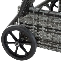 Outsunny Set De 2 Tumbonas Chaise Longue + 1 Mesa De Ratan Para Jardín O Terraza Sillas Con Cojín Y Respaldo Ajustable A 5 Niveles (Gris) -Tienda Barata Lounge Sol 7aa9bab3bfe3df97b76af151f662ee72771c6aa8 71e2fc7a29744ae3a78d08700b96f728