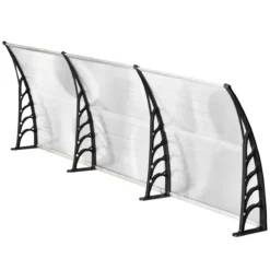 Outsunny Tejadillo De Protección Contra Sol Y Lluvia Para Puertas Ventanas Marquesina De Techo Diseño Moderno Aleación De Aluminio Duradero 90x295x23,5 Cm Transparente -Tienda Barata Lounge Sol 7b410f274c825e64aa5f1f5c6f51ef4dc6d17b13 f6ee44534e9f42a3b6fe4aeba2a952ae
