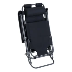 Outsunny Tumbona Reclinable Y Plegable Con Respaldo Ajustable Reposabrazos Almohada Y Reposapiés Para Jardín Balcón Carga 136 Kg 135x60x89 Cm Negro -Tienda Barata Lounge Sol 7e456f7f099e9f49c15c0871b62b55dea96d70bf c3c40a282756426c8923e2821d4bdb98