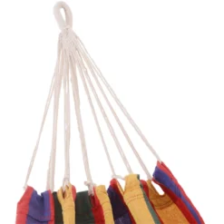 Outsunny Hamaca De Algodón Para Jardín 200x100 Cm Hamaca Colgante Portátil Carga Máx. 120 Kg Para Acampar Piscina Camping Rayas Multicolor -Tienda Barata Lounge Sol 80de24b5a113b353681490c4bb91784fd5d4aab2 71bc8562e355450eaec9444b40288fe8