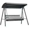 Outsunny Columpio De Jardín De 3 Plazas Silla Balancín Con Toldo Inclinable Cojín Extraíble Y Marco De Acero Para Terraza Piscina Patio Carga 360 Kg 210x128x184 Cm Gris Oscuro -Tienda Barata Lounge Sol 821b15d03cccb400ac64a5b62aeef3538463a1e9 096238710bfc4aaaaf18d706c3c287c0