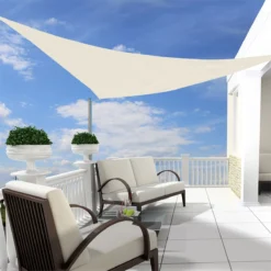 Outsunny Toldo Vela 5x5x5m Triangulo Color Crema Sombrilla Parasol Terraza Jardin Camping -Tienda Barata Lounge Sol 82bef3358b755d86b517836a048aa4026d0d93d7 1a87f813eea14b328936e84b646db3dc