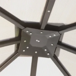 Outsunny Cenador De Jardín 3x3 M Pabellón De Exterior Con Techo De Policarbonato 4 Cortinas Laterales Y 4 Mosquiteras Con Cremalleras Marco De Metal Para Fiestas Eventos Multicolor -Tienda Barata Lounge Sol 8365982417b01779b3db86c18b0687b21e71e9b9 685c747487ed40939dea03831c80cc8c