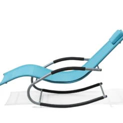 Tumbona De Jardín Mecedora Azul CARANO -Tienda Barata Lounge Sol 83c18397a378bf2422856610db20630ed8d2ba30 d3489e4695324faaaa39d3c47393cf51