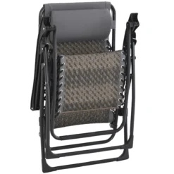 Outsunny Tumbona Plegable De Ratán Con Respaldo Ajustable Reposacabezas Extraíble Portavasos Y Soporte Para Teléfono Jardín Terraza Al Aire Libre 65x70x110 Cm Gris -Tienda Barata Lounge Sol 85092e36903098bd7b132b19578fdebac6083fbf f075e4676a3542dda97b4e9c6e2fdad2