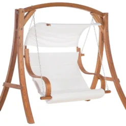 Columpio De Madera De Alerce Oscura/beige Crema APRILIA -Tienda Barata Lounge Sol 859d0b8a416496184dd7fe92b9325750796b4352 6c099c42f0da40548512cc1e417ab5bc