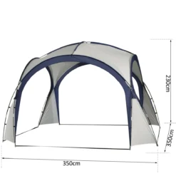 Outsunny Carpa Evento Tienda De Fiesta Gazebo 3.5x3.5m Toldo Abierto Para Eventos Camping Impermeable Protección UV -Tienda Barata Lounge Sol 86e7f347c83d9e9eb9e325b5fb0d8eaf922e6dad a36625bd06dc48498097a7dbd02a216b