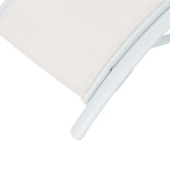 Tumbona De Metal/textil Trenzado Beige/blanco GAETA -Tienda Barata Lounge Sol 87a4601f4ce1630058b43b5bcefec036dbf20bc1 52def397d20f4aa98a46dcf7dfc9613e