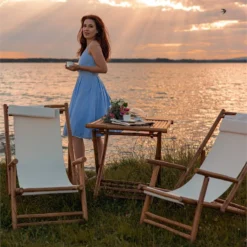 Conjunto De 2 Tumbonas De Jardín De Madera Clara ATRANI -Tienda Barata Lounge Sol 89078b92feb6efd6d1bb00088225ce278e91ee92 f43fb3e3ac6843a6bf25e61b768128da