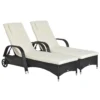 Outsunny Conjunto De 2 Tumbonas De Ratán De Jardín Chaise Longue Con Respaldo Ajustable En 5 Posiciones Cojines Acolchados Reposacabezas Y 2 Ruedas 200x73x72-103 Cm Negro -Tienda Barata Lounge Sol 8b73792c0dd06f4eb1900c87c5e0dde998981c9c 185cea40e58c4d36adeeffc4313396fe