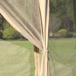 Outsunny Carpa Plegable Exterior 4,05x3,4x2,85 M Altura Ajustable Cenador De Jardín Hexagonal Con Doble Techo Mosquiteras Extraíbles Y Bolsa De Transporte Para Fiestas Beige -Tienda Barata Lounge Sol 8d01583449acd111ab76cc85c457b7b054638c3c ac4a038387fb4df5bbbb8011ffe94130