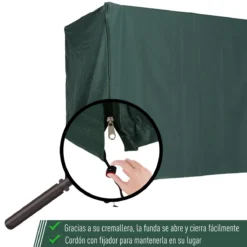 Outsunny Funda Para Columpio De Jardín Con Cremallera Cubierta Muebles Para Exterior Ideal Columpios 177x114x152cm Verde Oscuro -Tienda Barata Lounge Sol 90f98c3420e18c30de2f9372dacda078f867264b 47e28343541040f285d679b86143d1a6