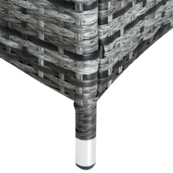 Outsunny Set De 2 Tumbonas Chaise Longue + 1 Mesa De Ratan Para Jardín O Terraza Sillas Con Cojín Y Respaldo Ajustable A 5 Niveles (Gris) -Tienda Barata Lounge Sol 90f98ded825dd4c691c8f2fc35b3fc6d75c78254 463889fa553a4a379bdf201baf38e959