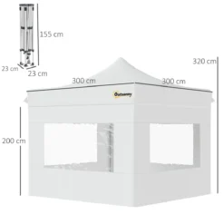 Outsunny Carpa Plegable 3x3 M Con Altura Ajustable Cenador De Jardín Con 4 Paredes Extraíbles De Tela Oxford 4 Ventanas Y Bolsa De Transporte Para Exterior Terraza Camping Blanco 13 Outsunny Carpa Plegable 3x3 M Con Altura Ajustable Cenador De Jardín Con 4 Paredes Extraíbles De Tela Oxford 4 Ventanas Y Bolsa De Transporte Para Exterior Terraza Camping Blanco -Tienda Barata Lounge Sol 91fd90808dce80f090c6cc2833e3a2952b267c3d fb0b46d08e9e4a7d92b4adecbeae09f4
