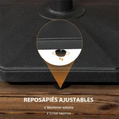 Outsunny Base De Sombrilla Peso 18 Kg Soporte Para Parasol De Cemento Para Mástil De Ø32/34/38 Mm Pie De Parasol Para Jardín Balcón 46x46x39 Cm Negro -Tienda Barata Lounge Sol 98ce101eb371de2379d0b9c9106de365fc7e7e7d 186d03eb9ef545eea3b22316c0b1d6bc