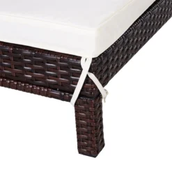 Outsunny Conjunto De Tumbona Exterior De Ratán 2 Plazas Con Cojines Acolchados Resistente Al Agua Con Respaldo Regulable De 5 Niveles Soporta 220 Kg 195x120x28 Cm Marrón -Tienda Barata Lounge Sol 9a9c148b2ffce24c1a9a6dcf8647d1c3781ac6ac 70165f549e864dd89d407629484d5e37
