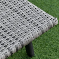 Outsunny Tumbona De Jardín De Ratán 192x74x55 Cm Con Respaldo Reclinable En 7 Posiciones Reposabrazos Y Ruedas Marco De Aluminio Para Patio Terraza Balcón Gris -Tienda Barata Lounge Sol 9bf88bc94492f7959b30e9b8e5fc888a18ebed32 bcea3605dfaa490288c1f8e4f64dd90a