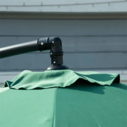 Outsunny Sombrilla De Jardín Ø293x240 Cm Parasol Excéntrico Con Rotación De 360° Manivela Base Cruzada Y Soporte De Acero Para Terraza Patio Balcón Verde -Tienda Barata Lounge Sol 9c48334e121633e0b35a21d8bafa4ff87fbf4ef2 4ef32cdd86cd41caa2f57420cdc2ec93