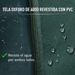 Outsunny Funda Para Columpio De Jardín Con Cremallera Cubierta Muebles Para Exterior Ideal Columpios 177x114x152cm Verde Oscuro -Tienda Barata Lounge Sol 9f96682e142e8f3331de8fac1d110ceb62660c8b 18a1e8ad86e9423694e16d5b2d5b9f31