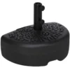 Outsunny Base De Pared Para Sombrilla Ø38/48 Mm Soporte Semicircular De Parasol Rellenable De Arena 21 Kg O Agua 18 Kg Para Jardín Patio Terraza Exterior 50x31x18 Cm Negro -Tienda Barata Lounge Sol 9fb0f3856b63112159e2f598cc83a036ab06f43d 64d1ecfb965742bc93a1d400403bee2c