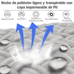 Outsunny Toldo Vertical Enrollable Con Manivela Protección UV Para Interior Y Exterior Balcón Porche Terraza 140x250 Cm Gris -Tienda Barata Lounge Sol a04fcd923686e6a52ecda212267f649b4d6c96e0 21ef4e1d202a41a0a28d3361ce16c5ce