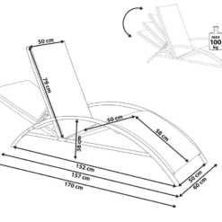 Tumbona De Metal/textil Trenzado Beige/blanco GAETA -Tienda Barata Lounge Sol a080b3afa85786baafa0083917e422e137ced41a 6d04db92e00644dc990d3eb4aeccd054