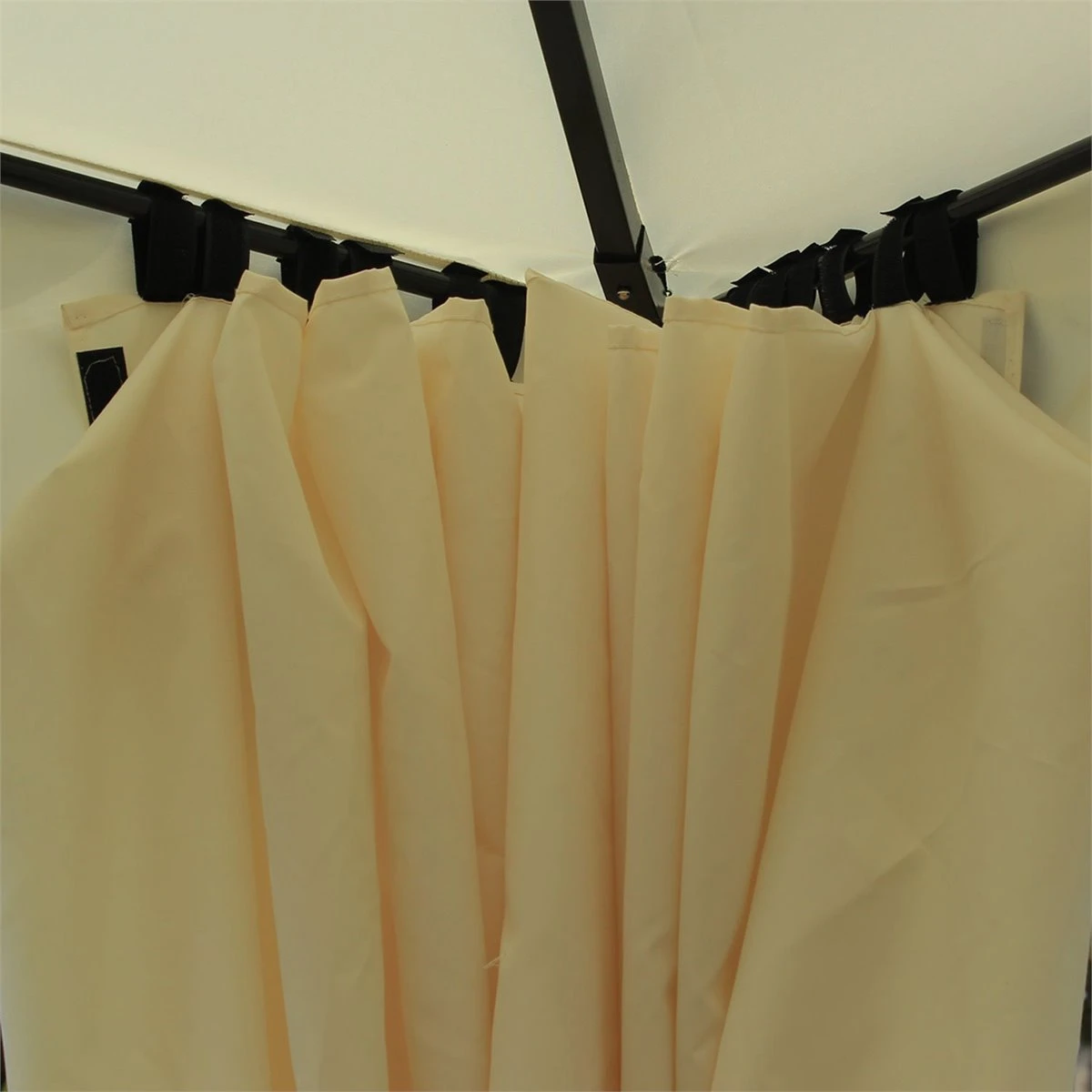 Outsunny Cenador De Jardín 4x3m Pabellón Con Techo Doble Transpirable Y 4 Cortinas Laterales Extraíbles Carpa De Acero Para Fiestas Bodas Eventos Al Aire Libre Crema 10 Outsunny Cenador De Jardín 4x3m Pabellón Con Techo Doble Transpirable Y 4 Cortinas Laterales Extraíbles Carpa De Acero Para Fiestas Bodas Eventos Al Aire Libre Crema - Imagen 8