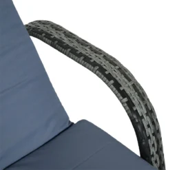 Outsunny Tumbona De Ratán De Jardín Chaise Longue Con Respaldo Ajustable En 5 Posiciones Cojines Acolchados Reposacabezas Y 2 Ruedas 200x73x30-103 Cm Gris -Tienda Barata Lounge Sol a1891b500f743c9e2cba663fd78d48c4814f92e0 94111a77344943c1947a9ee596650eaf