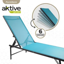 Tumbona Jardín Plegable Y Multiposición Azul Aktive -Tienda Barata Lounge Sol a325d08677db5c6d6ad323745f2882608f1223c9 9ad38f675fd44f269e8e272ee2d5f7f5