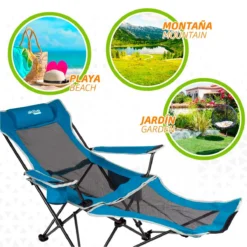 Hamaca Silla Aktive Azul 152 X 75 X 54 Cm -Tienda Barata Lounge Sol a83edb03769d58eaee1cc7b1042542d10b31bc00 3d727ef6a86840a49606ff2f9a0fa285