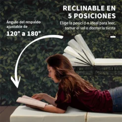 Outsunny Conjunto De 2 Tumbonas De Jardín Exterior Tumbonas De Mimbre Tejido Con Mesa De Tapa De Vidrio Respaldo Reclinable De 5 Posiciones Y Cojines Suaves 196x54x32 Cm Negro -Tienda Barata Lounge Sol aa8f936a76c710f651cf1b03ef2a1e56d59426d4 e4fb8e6a69d2499eba0c8022f660daa8