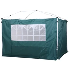 Outsunny 2 Paredes Parte Laterales Para Carpa 3x3m Lado Parasol De Gazebo Tela Oxford Con Ventana Medidas 300x200cm Verde Oscuro -Tienda Barata Lounge Sol aabfb16a921c70006fc18d24d71249dde3859cf7 c864207c194c4d258060ff356ff5653d