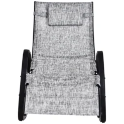 Outsunny Tumbona Mecedora De Exterior Con Respaldo Y Reposapiés Regulables 64x69x108 Cm Gris -Tienda Barata Lounge Sol ab3a478cfa0bb72ad3467d451a4fb2833cbe5855 aca36edfee4d408a9f120dbffd8b9e7a